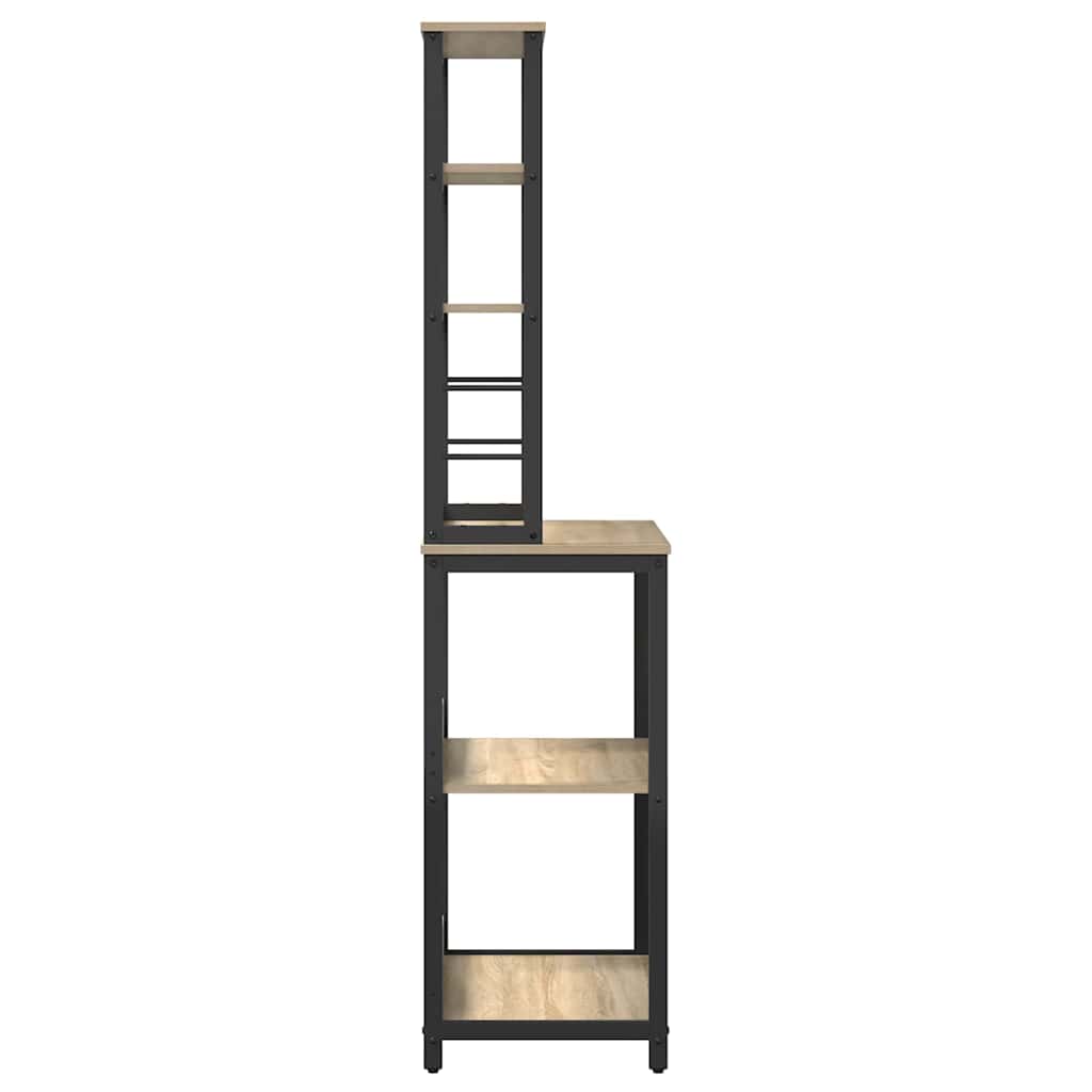 Kitchen Shelf 5-Tier 60 x 40 x 168 cm Engineered Wood