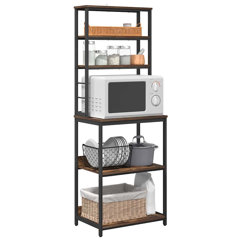 Kitchen Shelf 5-Tier 60 x 40 x 168 cm Engineered Wood