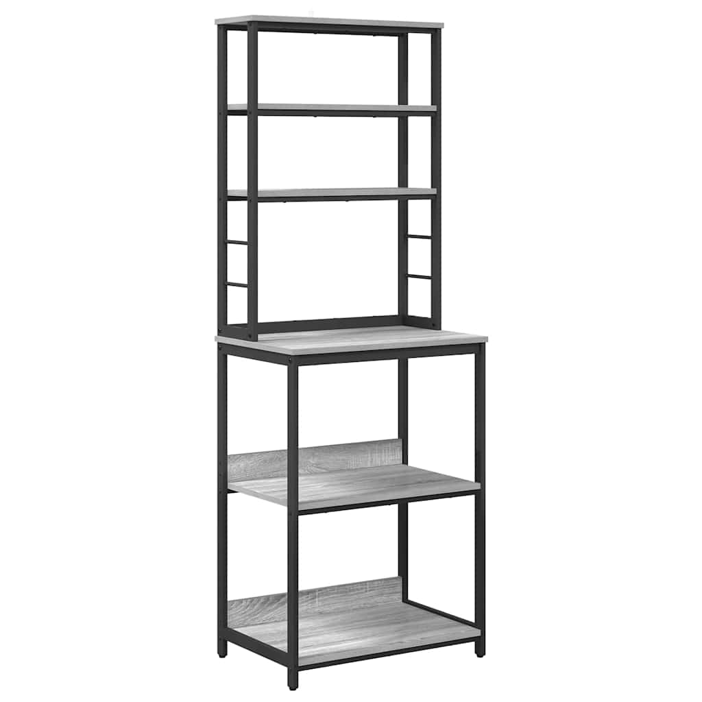 Kitchen Shelf 5-Tier 60 x 40 x 168 cm Engineered Wood