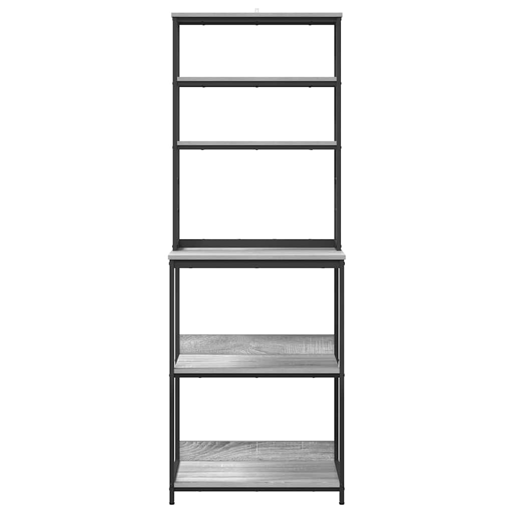 Kitchen Shelf 5-Tier 60 x 40 x 168 cm Engineered Wood