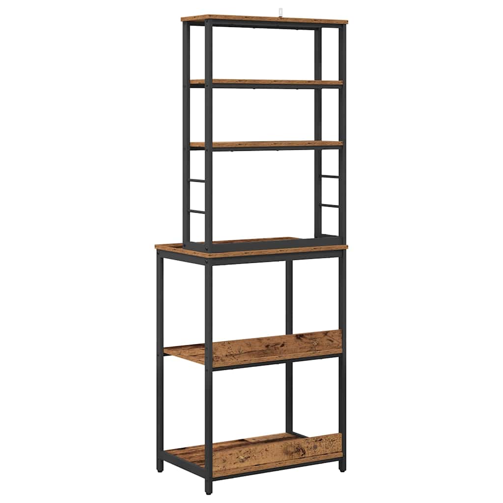 Kitchen Shelf Old Wood 60 x 40 x 168 cm Engineered Wood