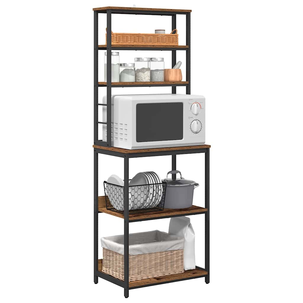 Kitchen Shelf Old Wood 60 x 40 x 168 cm Engineered Wood