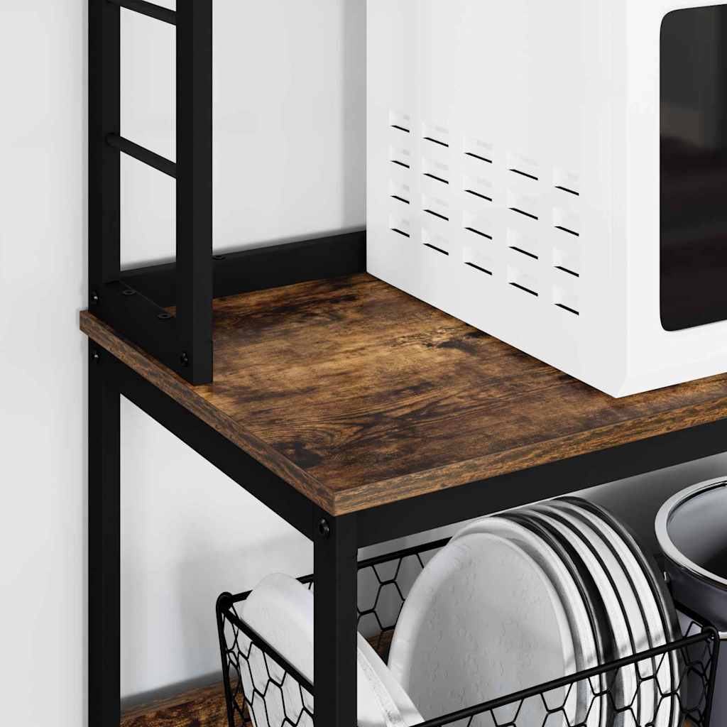 Kitchen Shelf 5-Tier 80 x 40 x 168 cm Engineered Wood