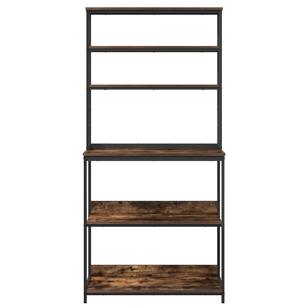 Kitchen Shelf 5-Tier 80 x 40 x 168 cm Engineered Wood