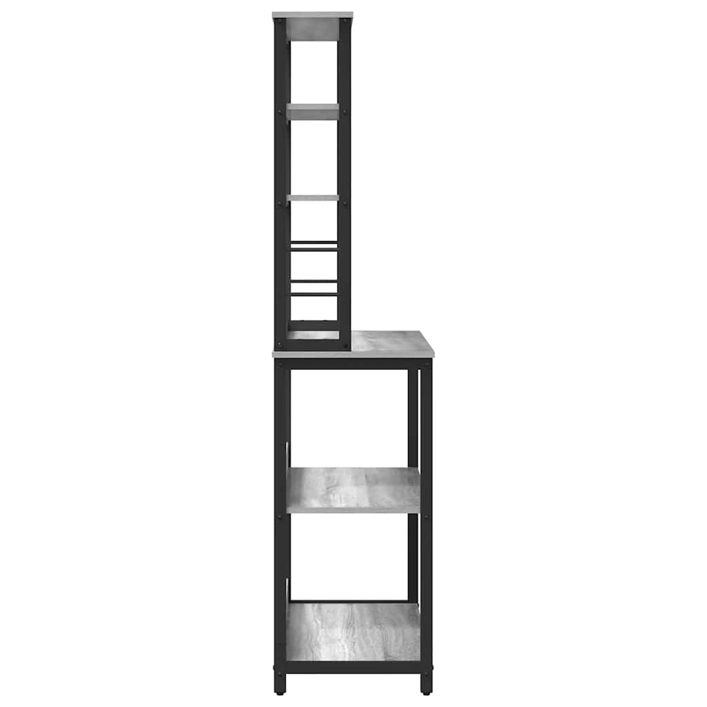 Kitchen Shelf 5-Tier 80 x 40 x 168 cm Engineered Wood