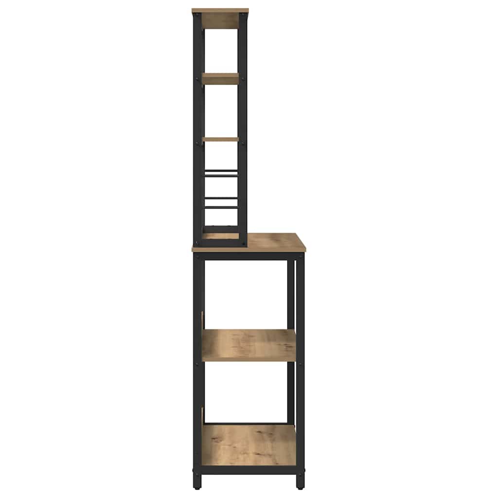 Kitchen Shelf 5-Tier 80 x 40 x 168 cm Engineered Wood