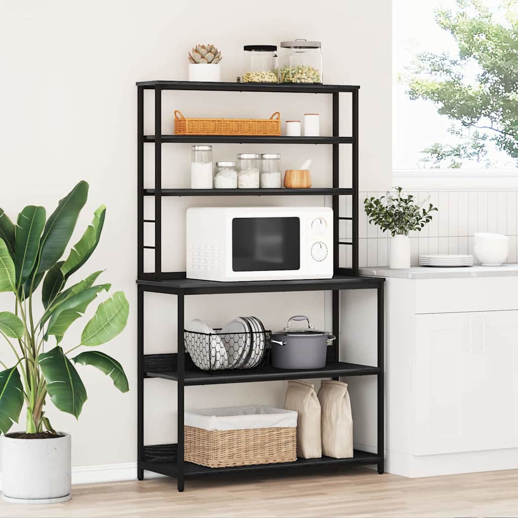 Kitchen Shelf 5-Tier 100 x 40 x 168 cm Engineered Wood
