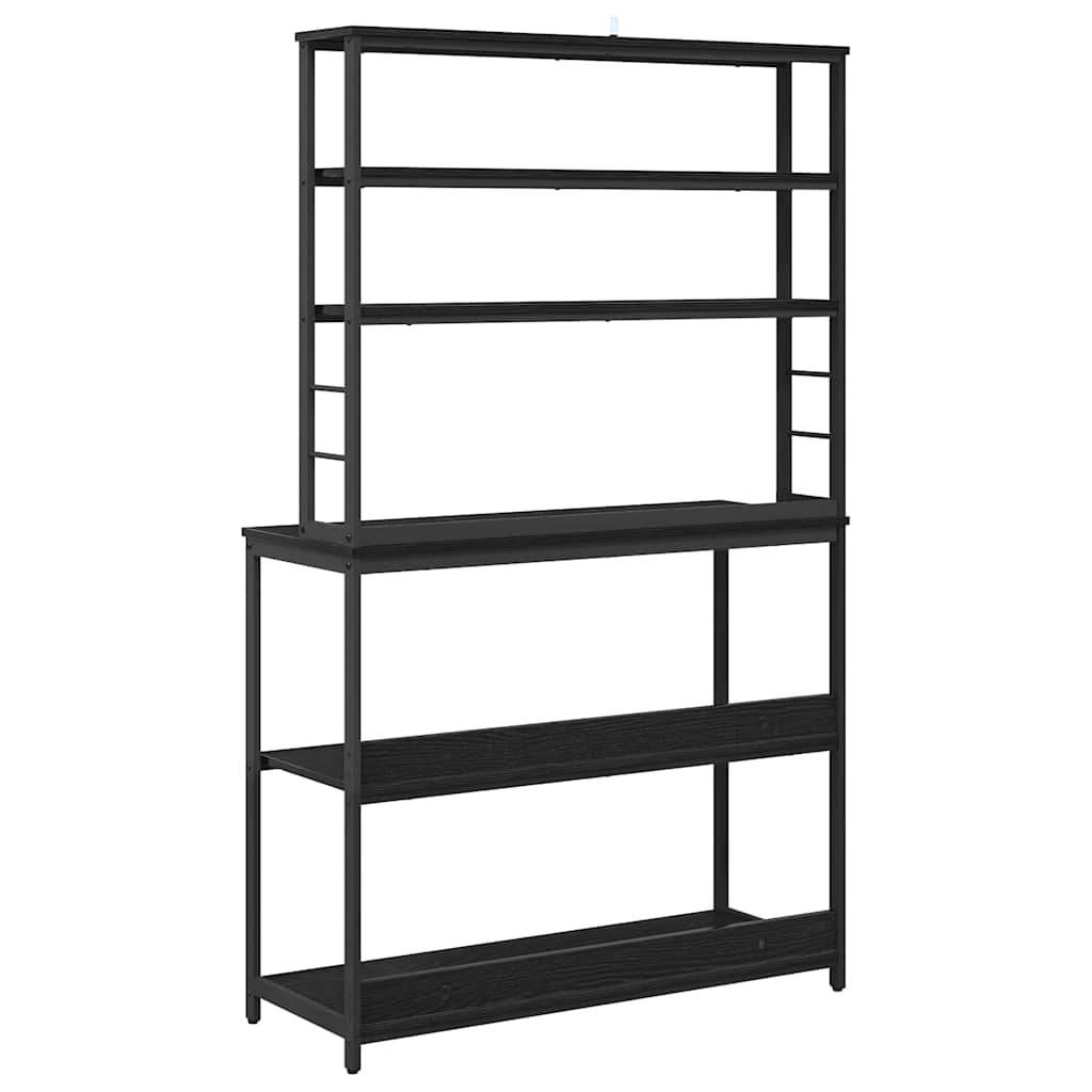 Kitchen Shelf 5-Tier 100 x 40 x 168 cm Engineered Wood