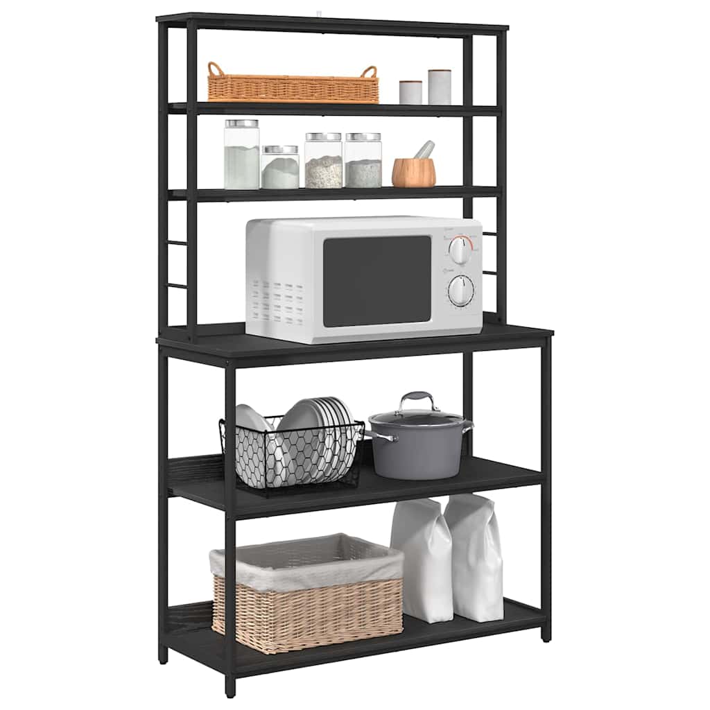 Kitchen Shelf 5-Tier 100 x 40 x 168 cm Engineered Wood