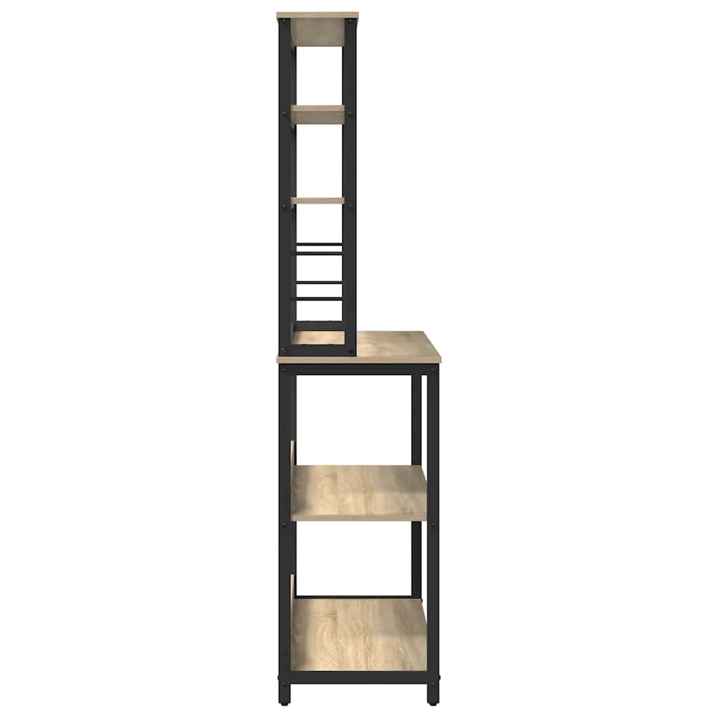 Kitchen Shelf 5-Tier 100 x 40 x 168 cm Engineered Wood