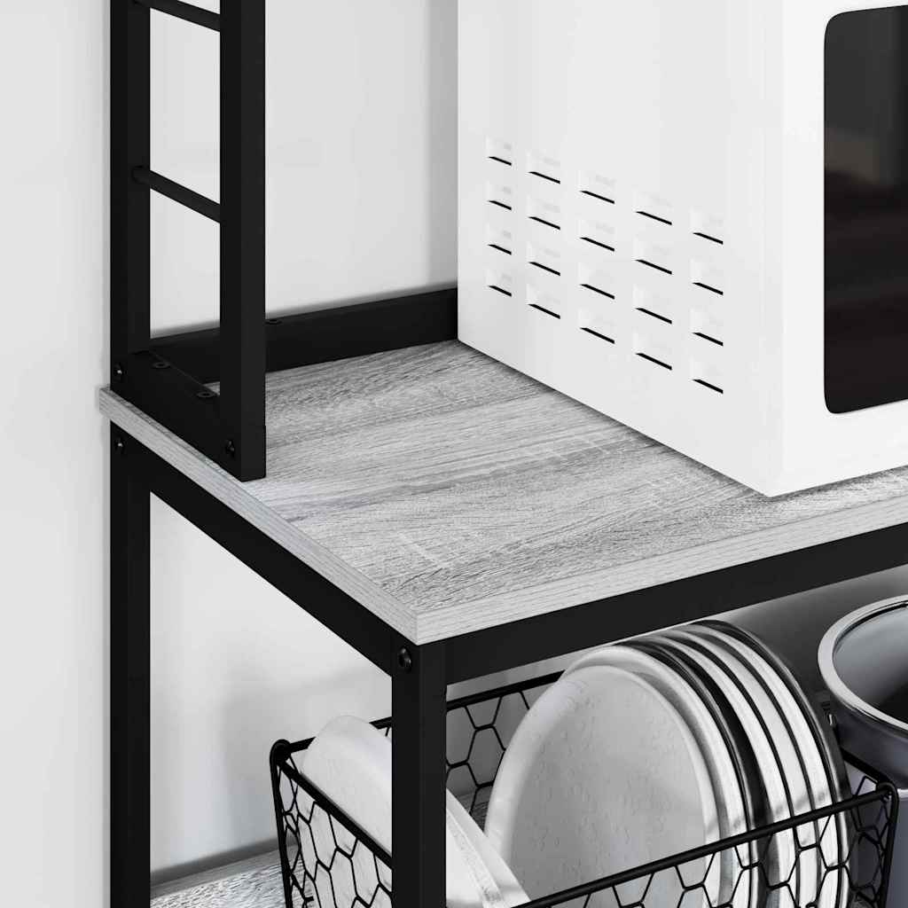 Kitchen Shelf 5-Tier 100 x 40 x 168 cm Engineered Wood