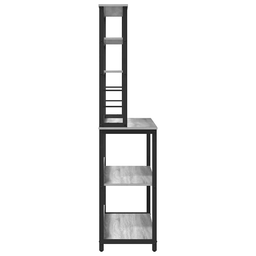 Kitchen Shelf 5-Tier 100 x 40 x 168 cm Engineered Wood