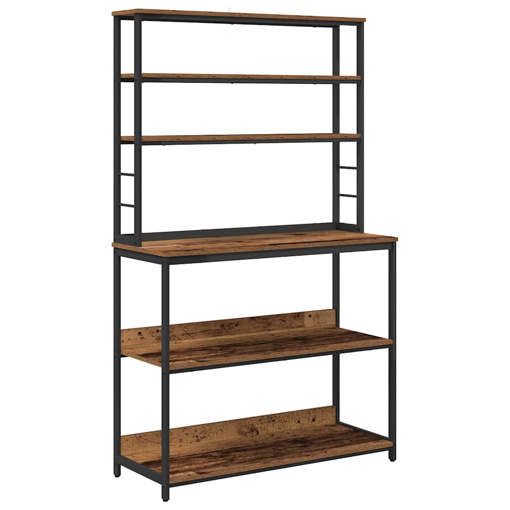 Kitchen Shelf Old Wood 100 x 40 x 168 cm Engineered Wood
