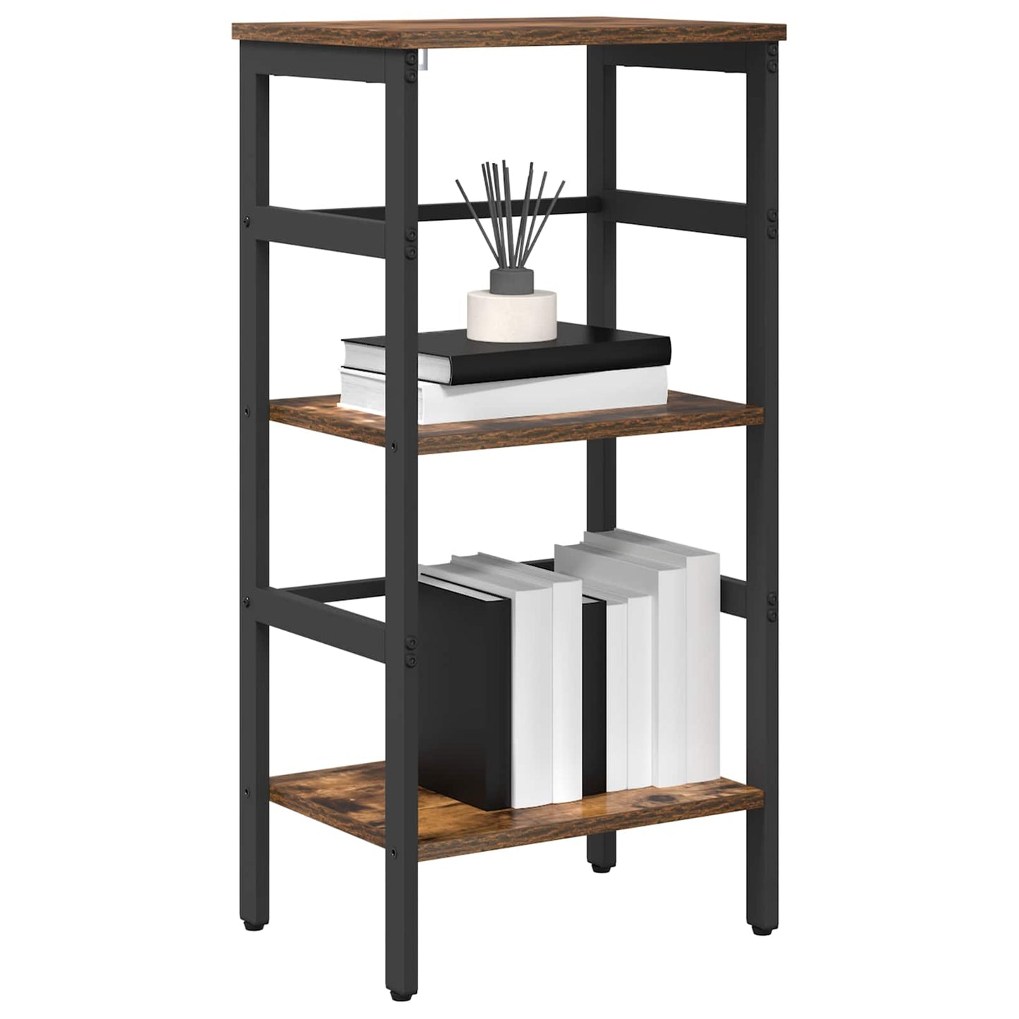 Bookshelf Smoked Oak 40 x 29.5 x 81 cm Engineered Wood