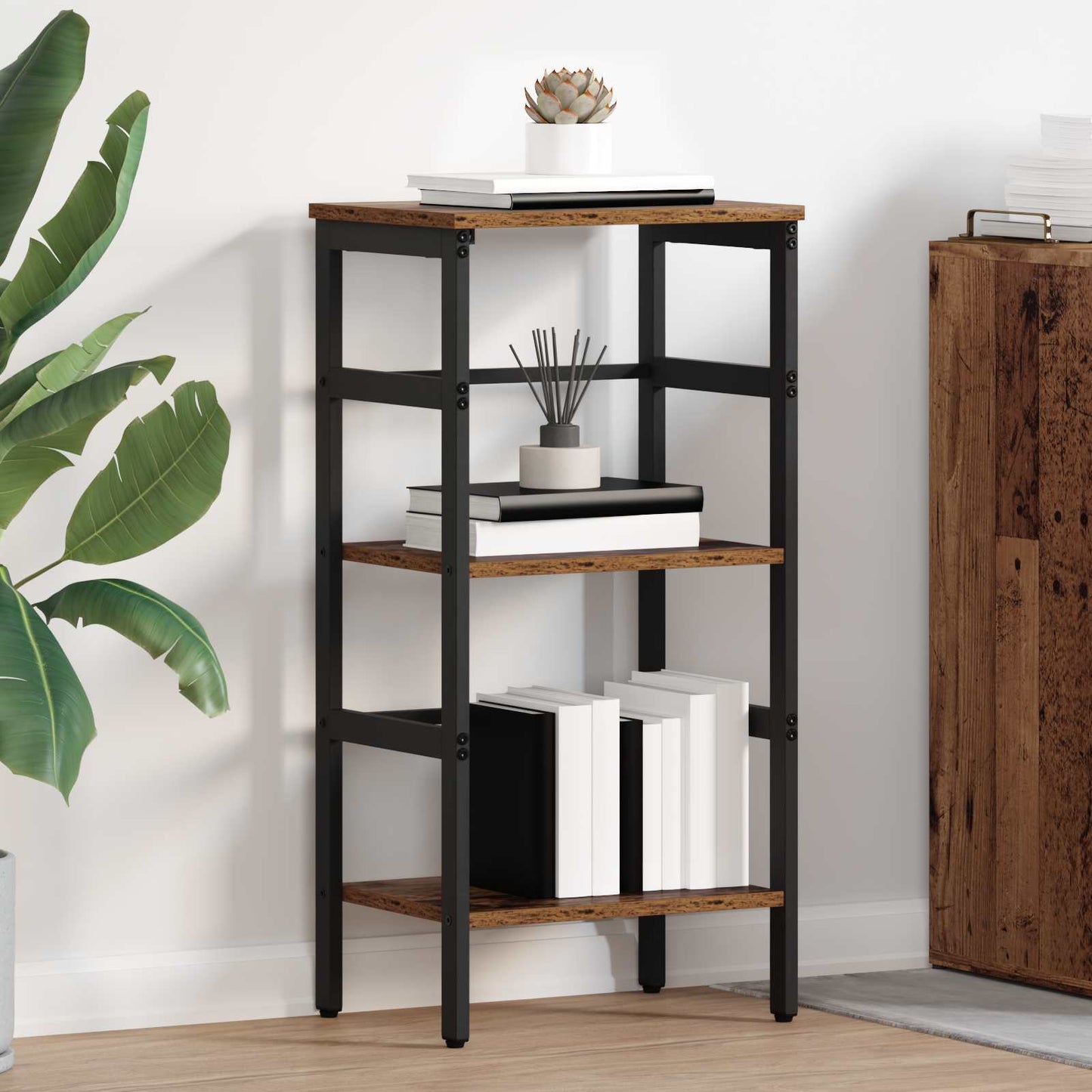 Bookshelf Old Wood 40 x 29.5 x 81 cm Engineered Wood