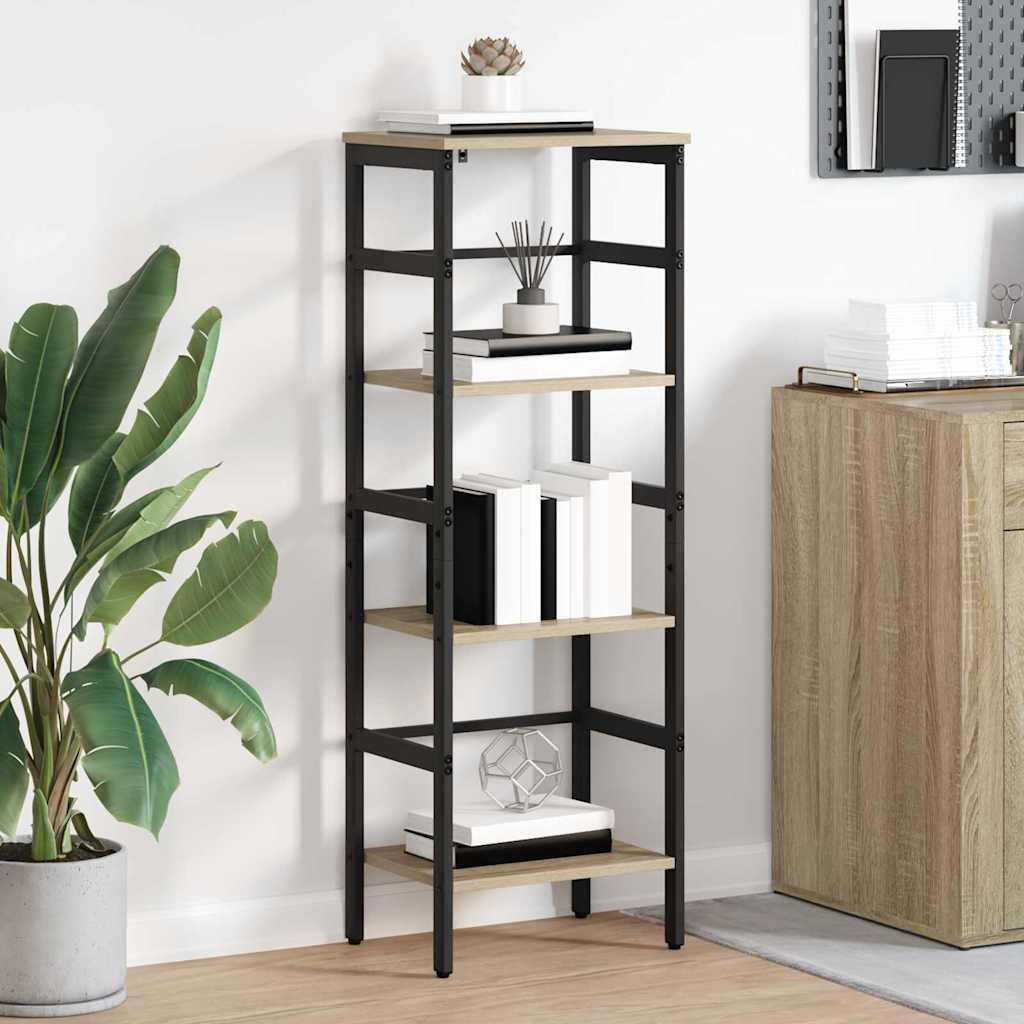 Bookshelf Sonoma Oak 40 x 29.5 x 115 cm Engineered Wood