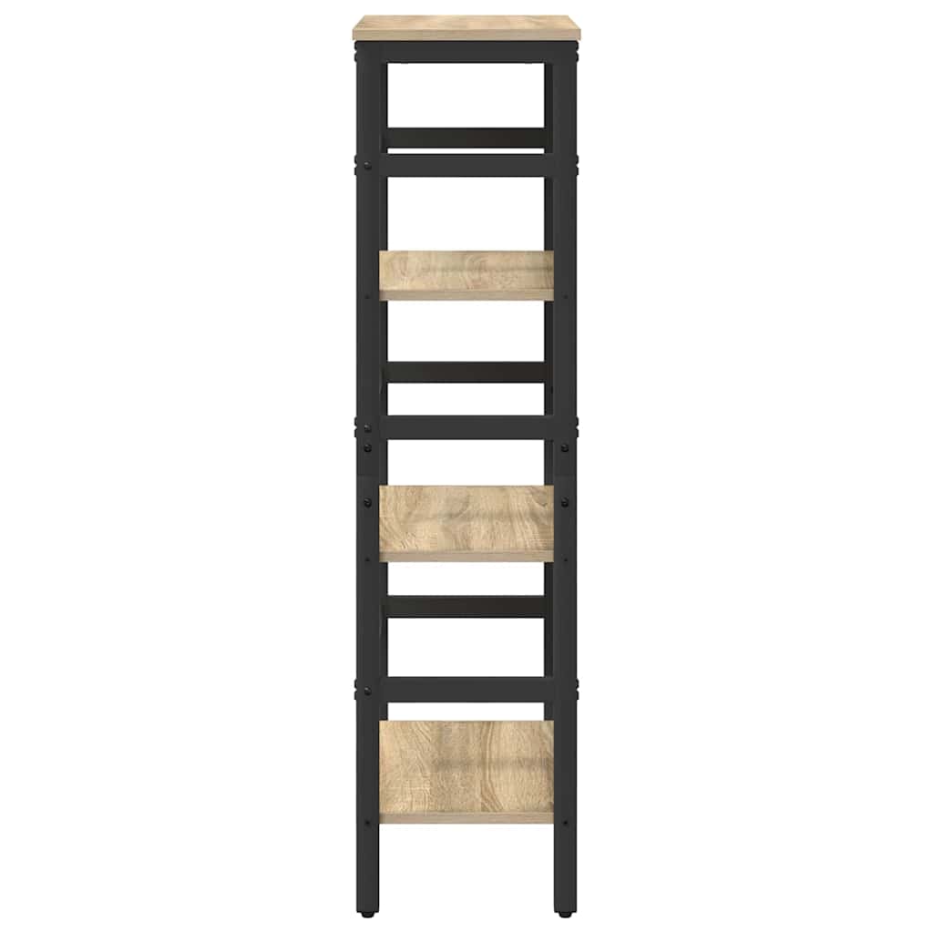 Bookshelf Sonoma Oak 40 x 29.5 x 115 cm Engineered Wood