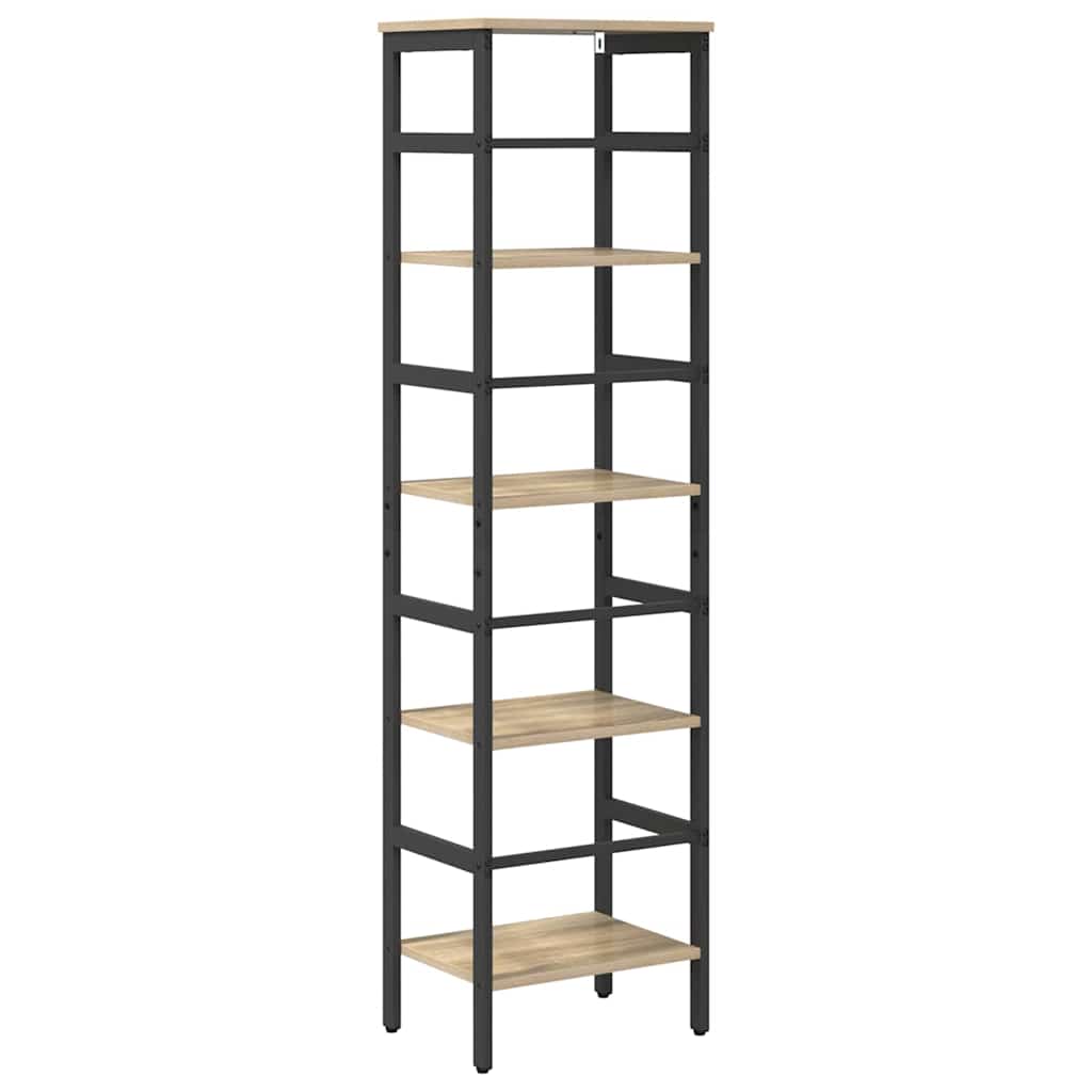 Bookshelf Sonoma Oak 40 x 29.5 x 149 cm Engineered Wood