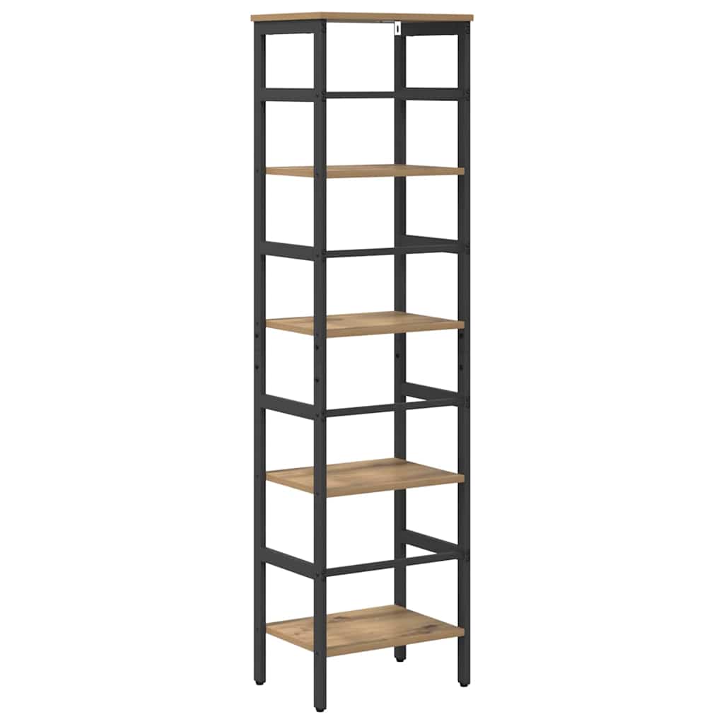 Bookshelf Artisan Oak 40 x 29.5 x 149 cm Engineered Wood