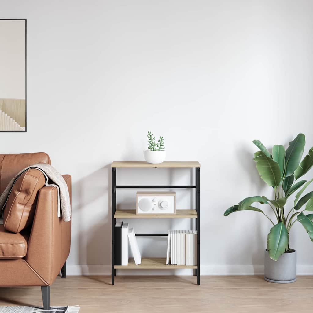 Bookshelf Sonoma Oak 60 x 29.5 x 81 cm Engineered Wood