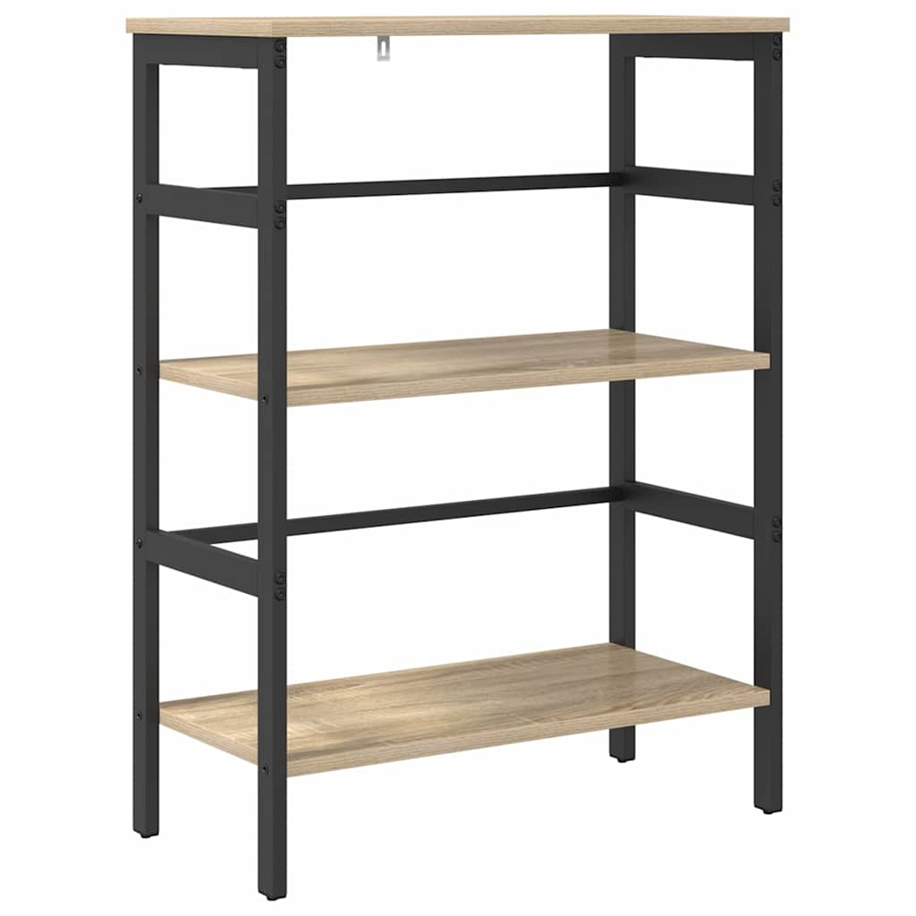 Bookshelf Sonoma Oak 60 x 29.5 x 81 cm Engineered Wood