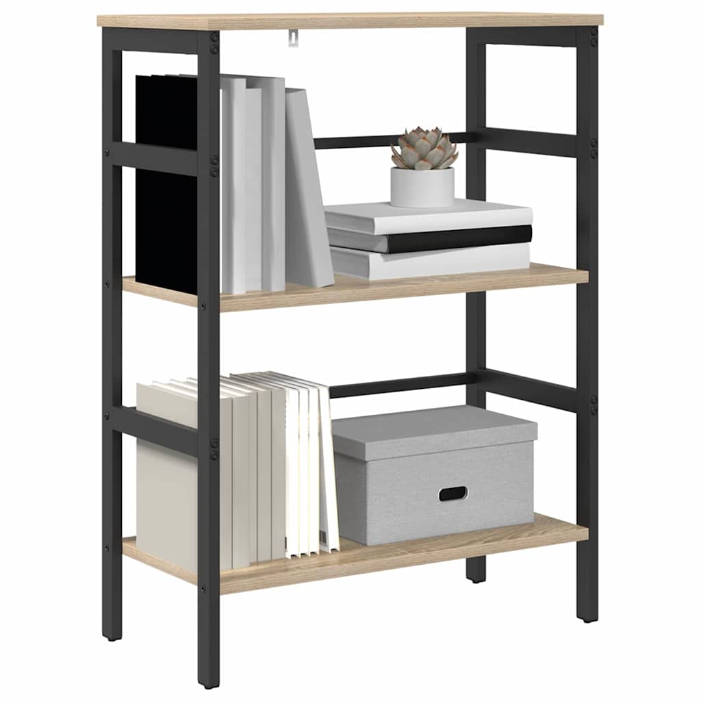 Bookshelf Sonoma Oak 60 x 29.5 x 81 cm Engineered Wood
