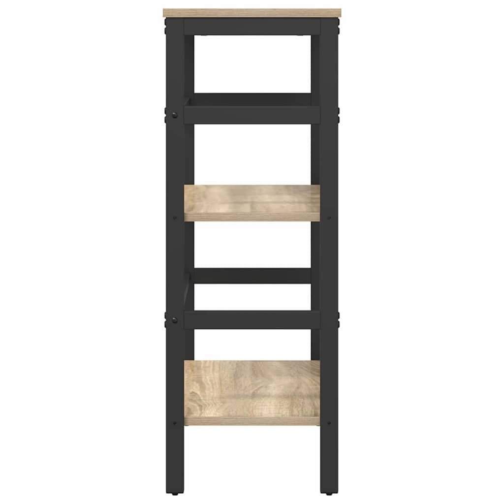 Bookshelf Sonoma Oak 60 x 29.5 x 81 cm Engineered Wood