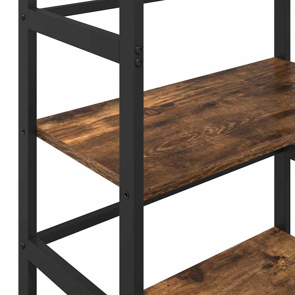 Bookshelf Smoked Oak 60 x 29.5 x 81 cm Engineered Wood