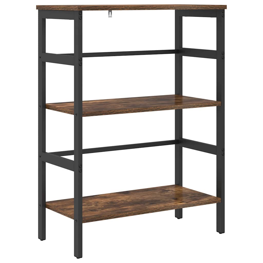 Bookshelf Smoked Oak 60 x 29.5 x 81 cm Engineered Wood