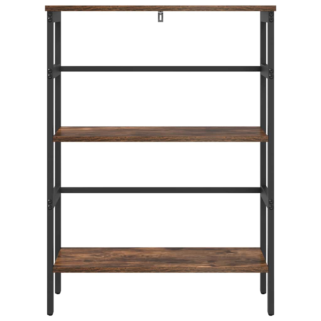 Bookshelf Smoked Oak 60 x 29.5 x 81 cm Engineered Wood