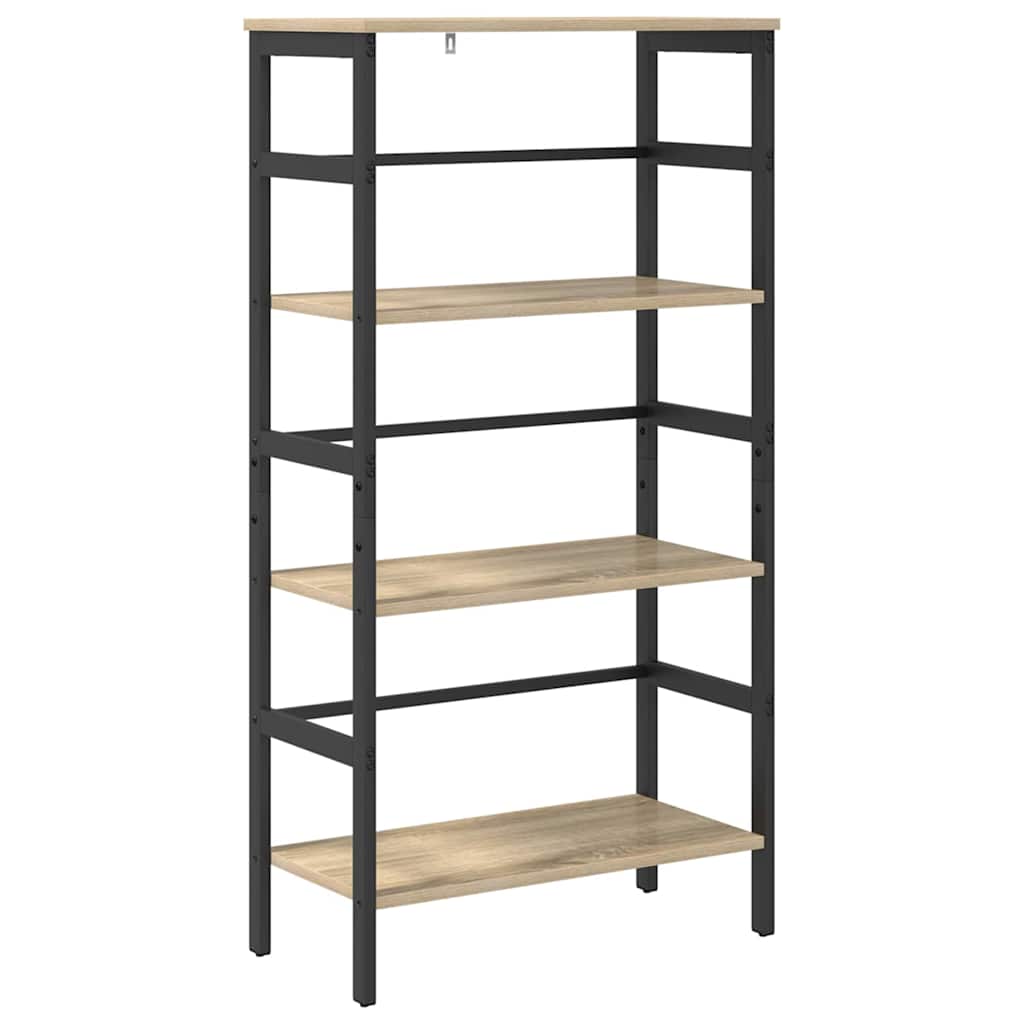 Bookshelf Sonoma Oak 60 x 29.5 x 115 cm Engineered Wood