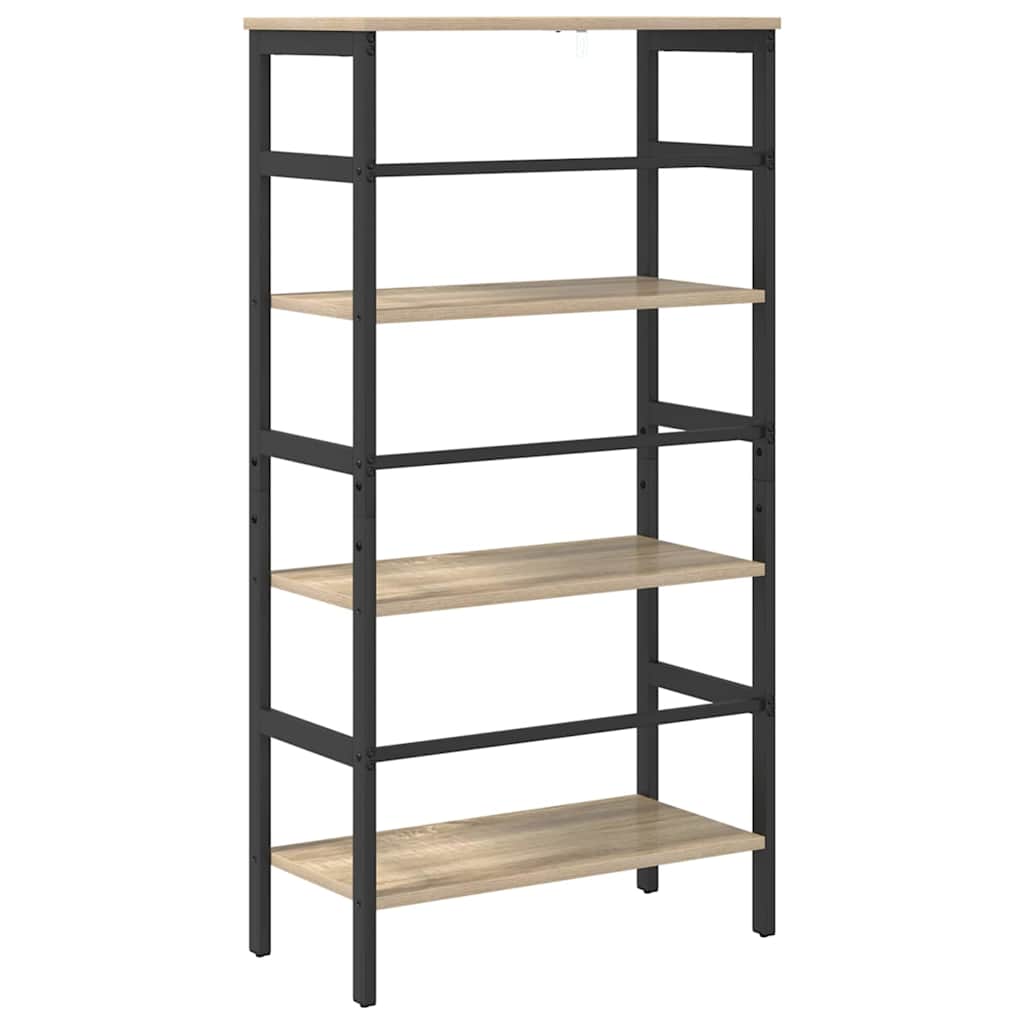 Bookshelf Sonoma Oak 60 x 29.5 x 115 cm Engineered Wood