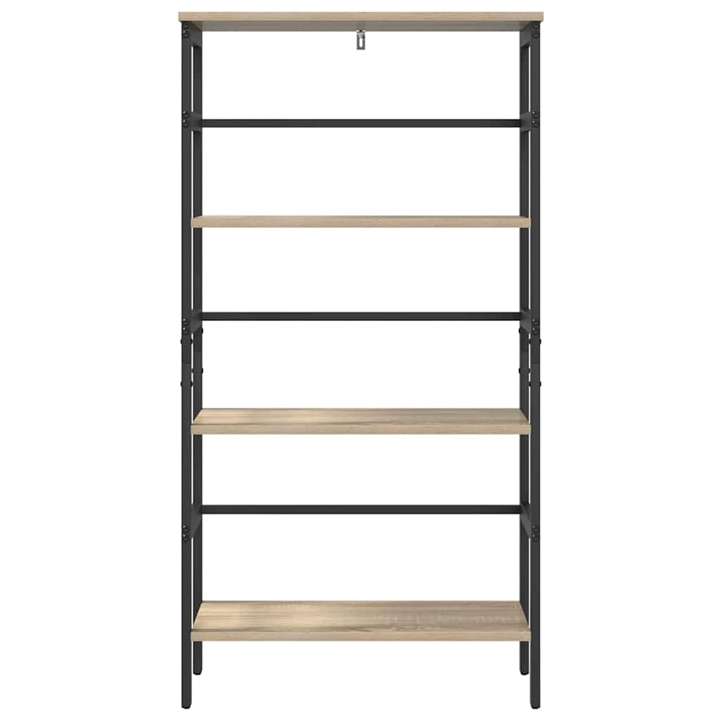 Bookshelf Sonoma Oak 60 x 29.5 x 115 cm Engineered Wood