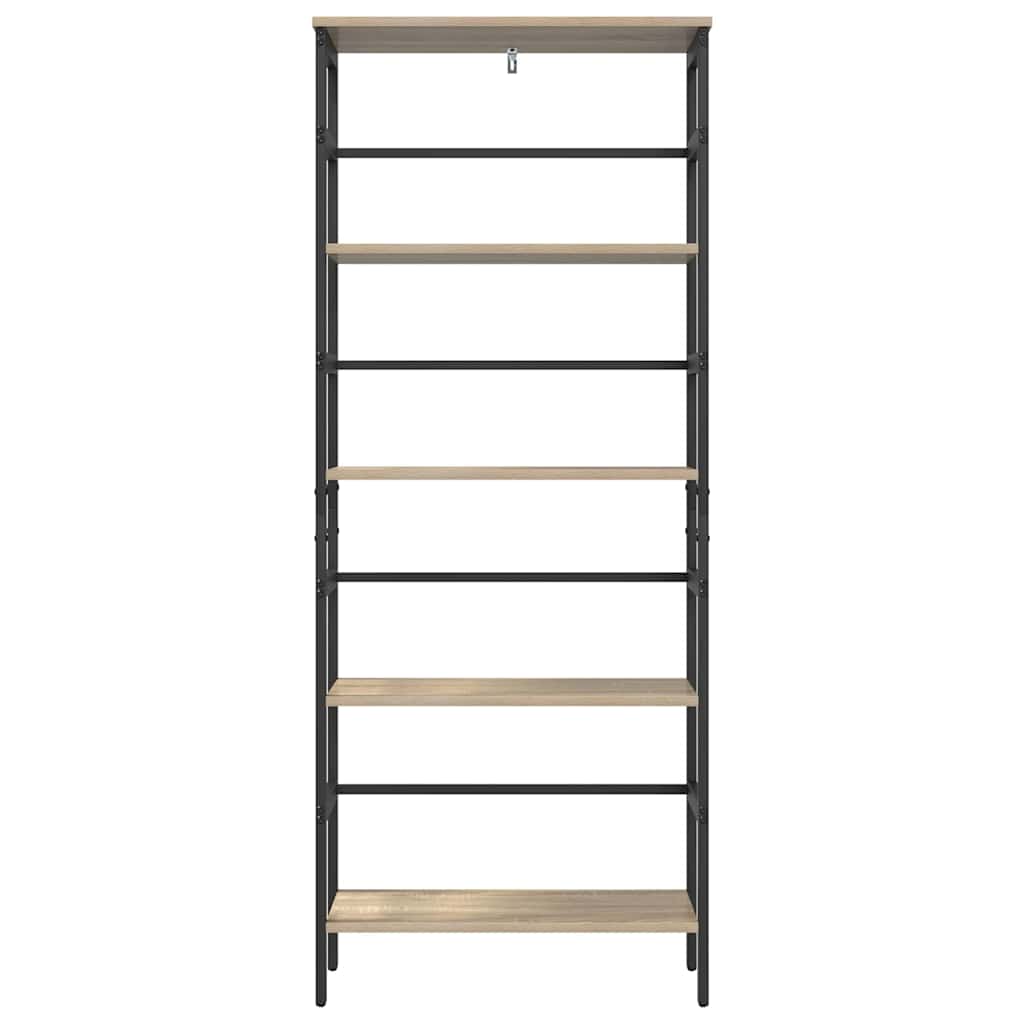 Bookshelf Sonoma Oak 60 x 29.5 x 149 cm Engineered Wood