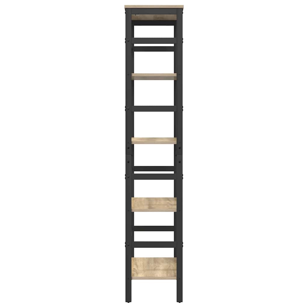 Bookshelf Sonoma Oak 60 x 29.5 x 149 cm Engineered Wood