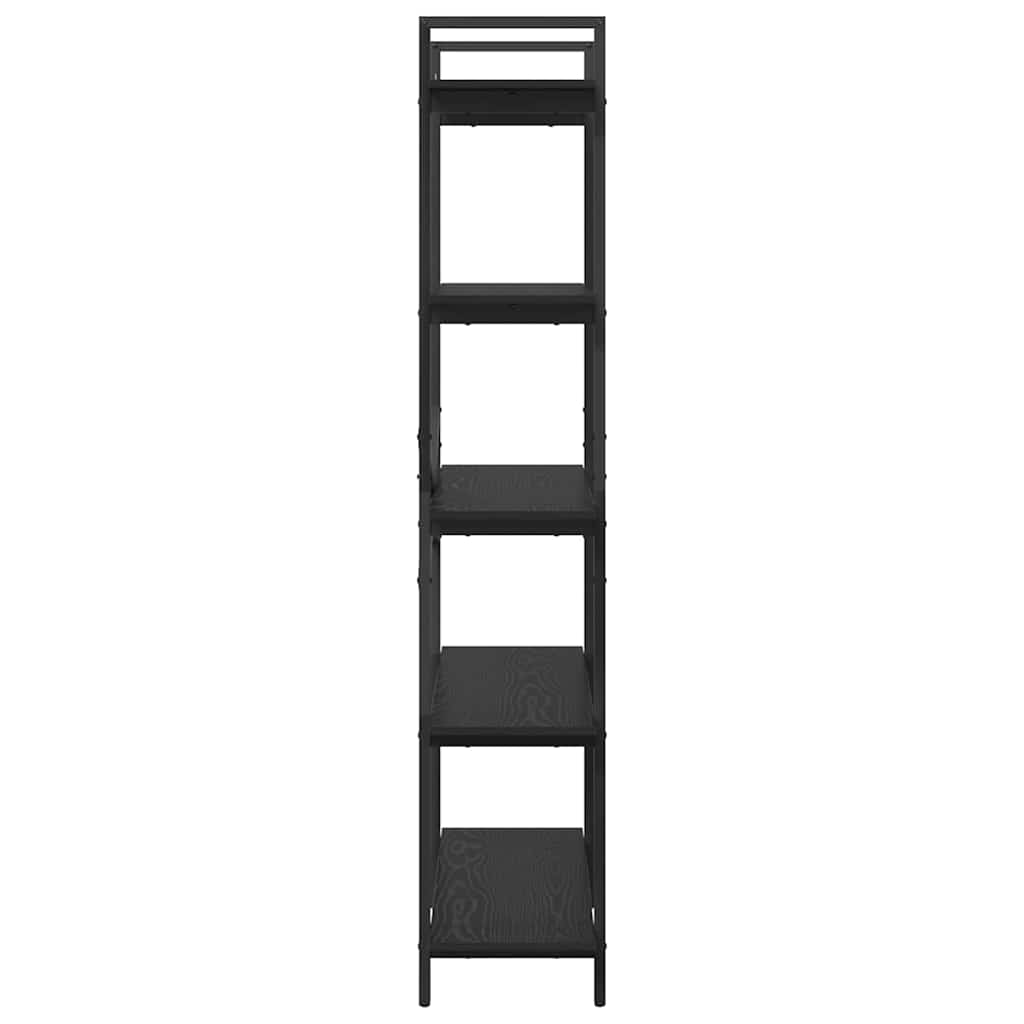 Bookshelf Black Oak 100 x 33.5 x 178 cm Engineered Wood
