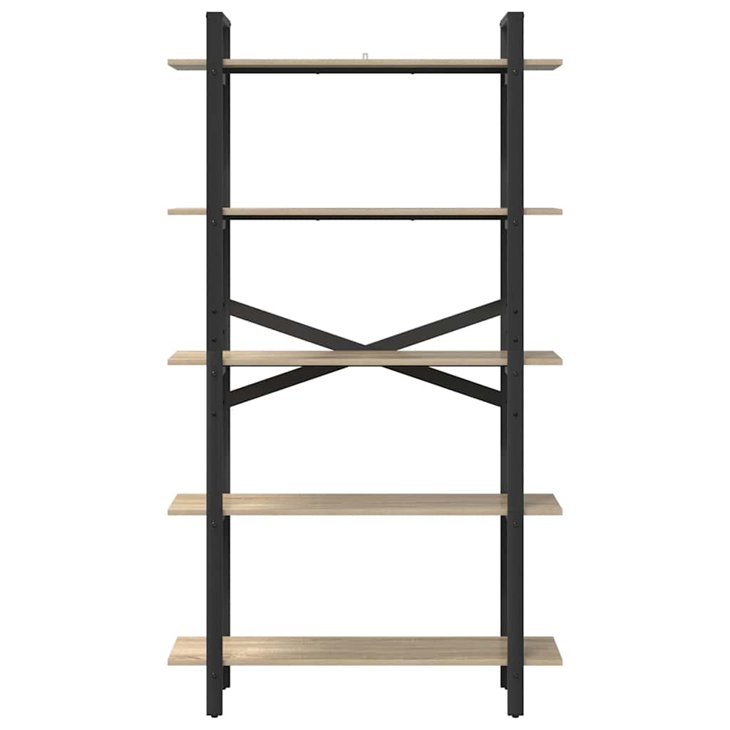 Bookshelf Sonoma Oak 100 x 33.5 x 178 cm Engineered Wood