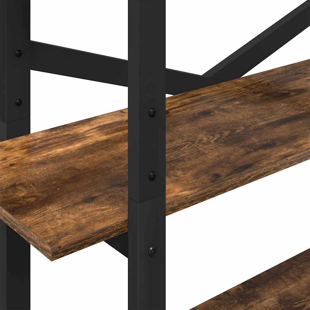Bookshelf Smoked Oak 100 x 33.5 x 178 cm Engineered Wood