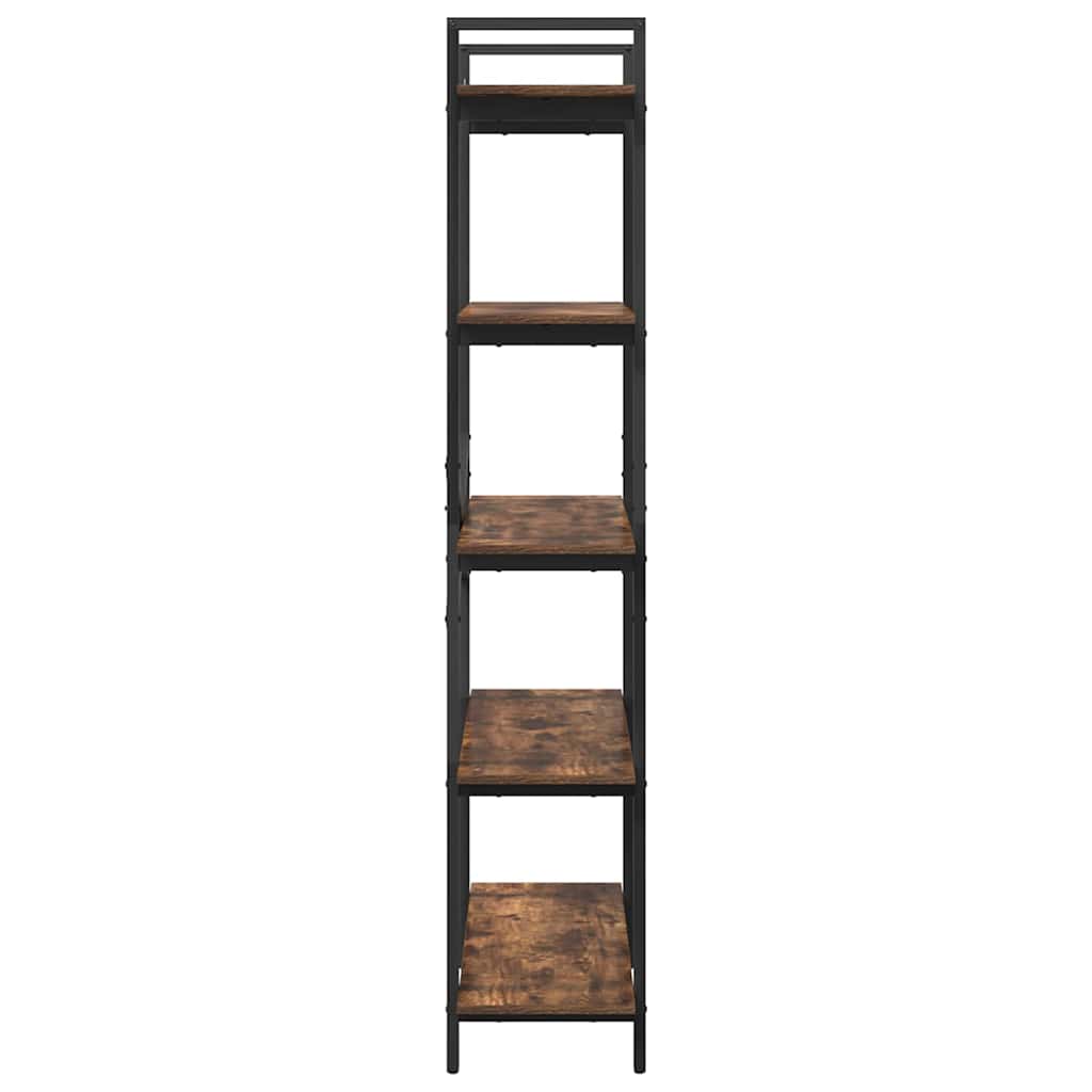 Bookshelf Smoked Oak 100 x 33.5 x 178 cm Engineered Wood