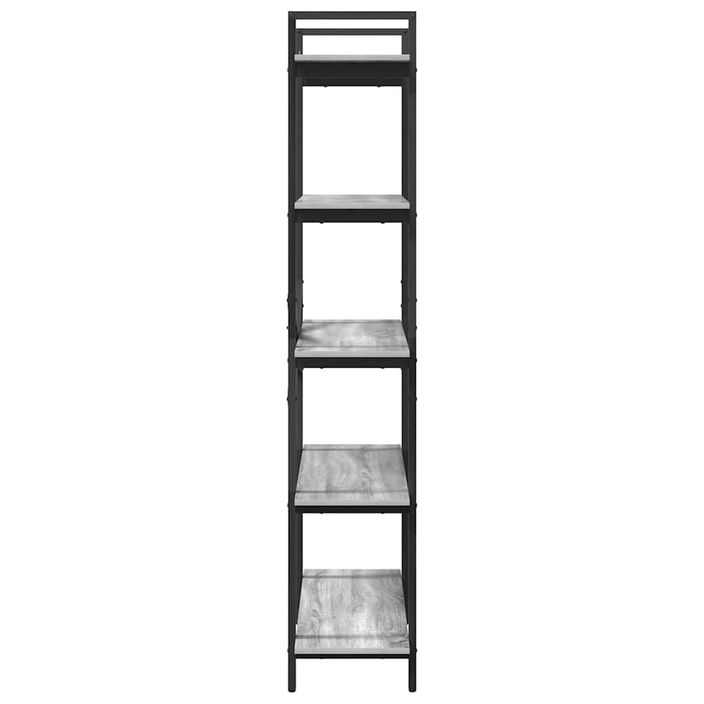 Bookshelf Grey Sonoma 100 x 33.5 x 178 cm Engineered Wood