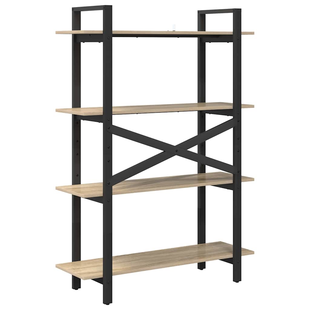 Bookshelf Sonoma Oak 100 x 33.5 x 140 cm Engineered Wood