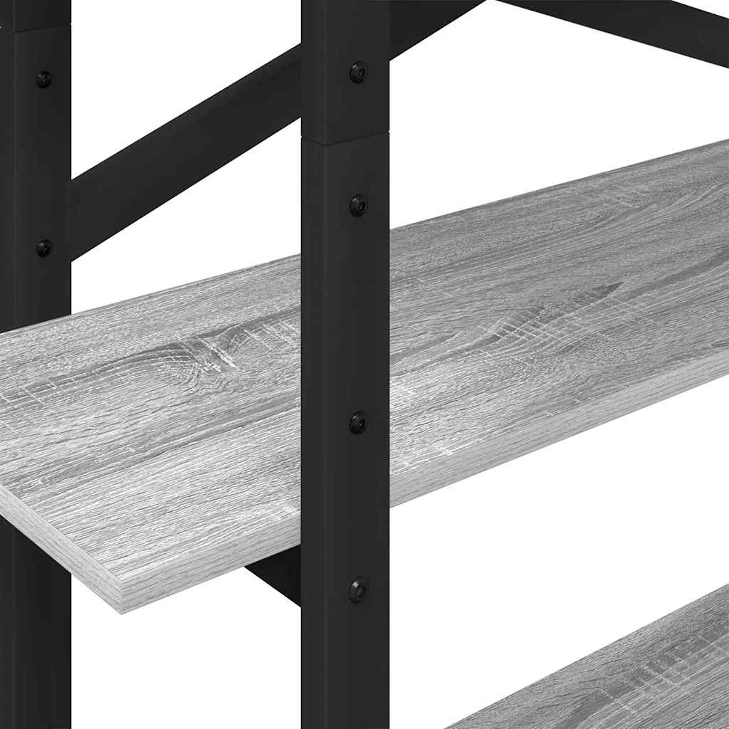 Bookshelf Grey Sonoma 100 x 33.5 x 140 cm Engineered Wood