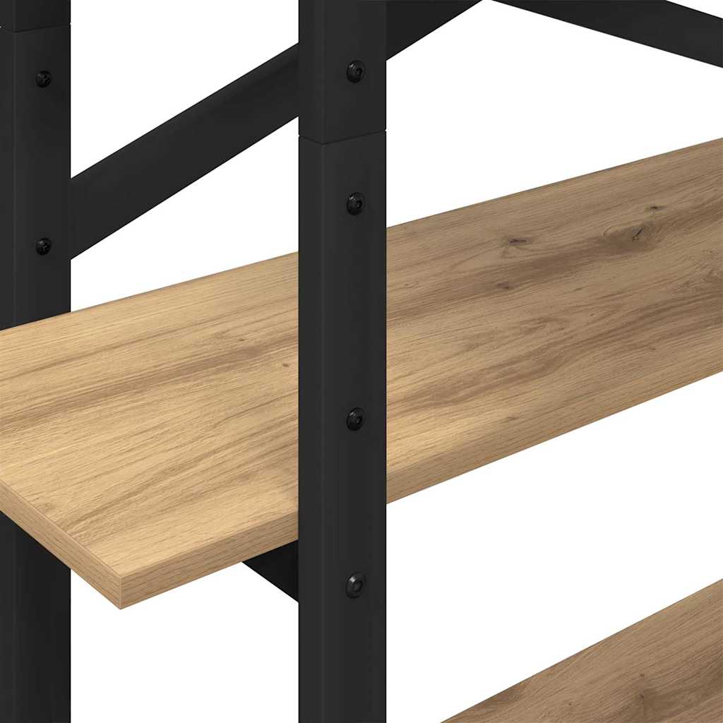Bookshelf 4-Tier 100 x 33.5 x 140 cm Engineered Wood