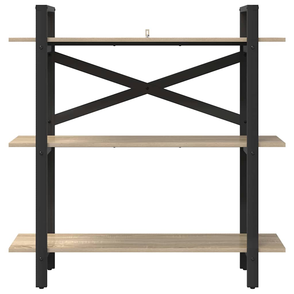 Bookshelf Sonoma Oak 100 x 33.5 x 102 cm Engineered Wood