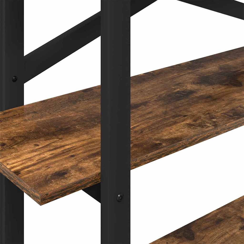 Bookshelf Smoked Oak 100 x 33.5 x 102 cm Engineered Wood
