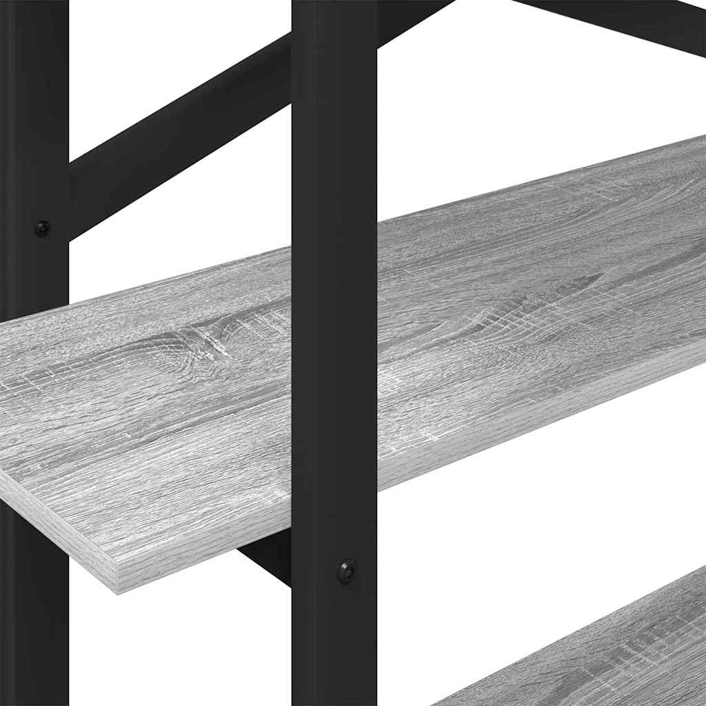 Bookshelf Grey Sonoma 100 x 33.5 x 102 cm Engineered Wood