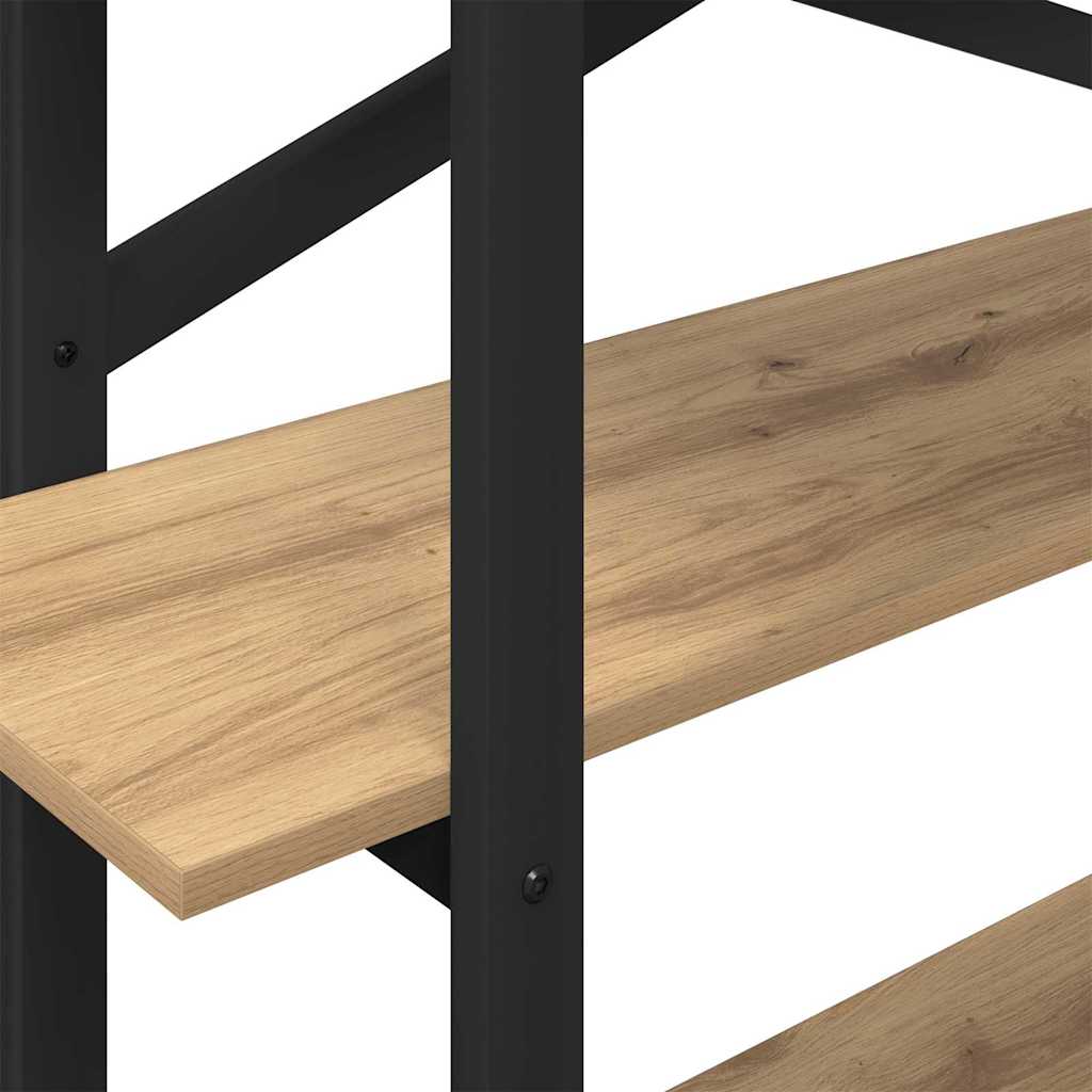 Bookshelf 3-Tier 100 x 33.5 x 102 cm Engineered Wood