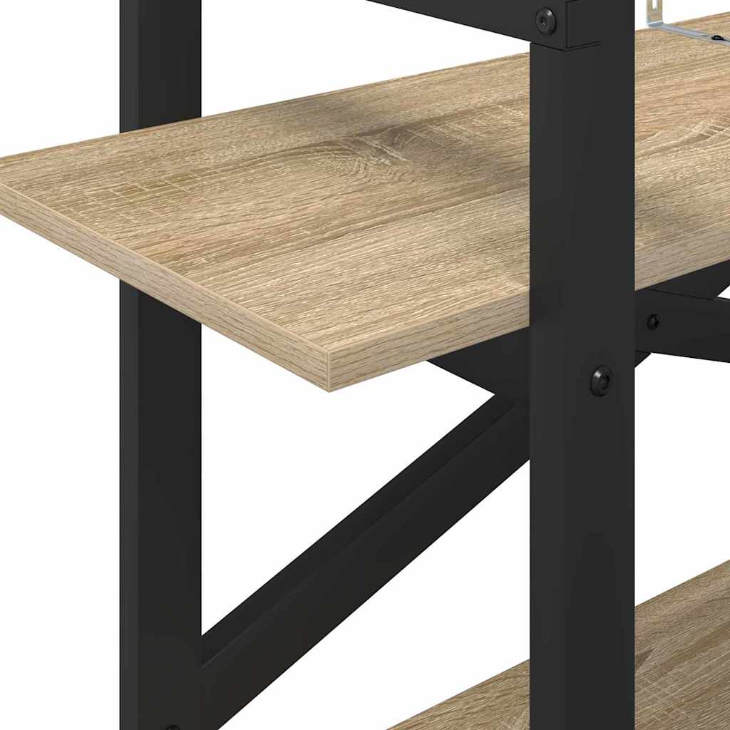 Bookshelf Sonoma Oak 100 x 33.5 x 64 cm Engineered Wood