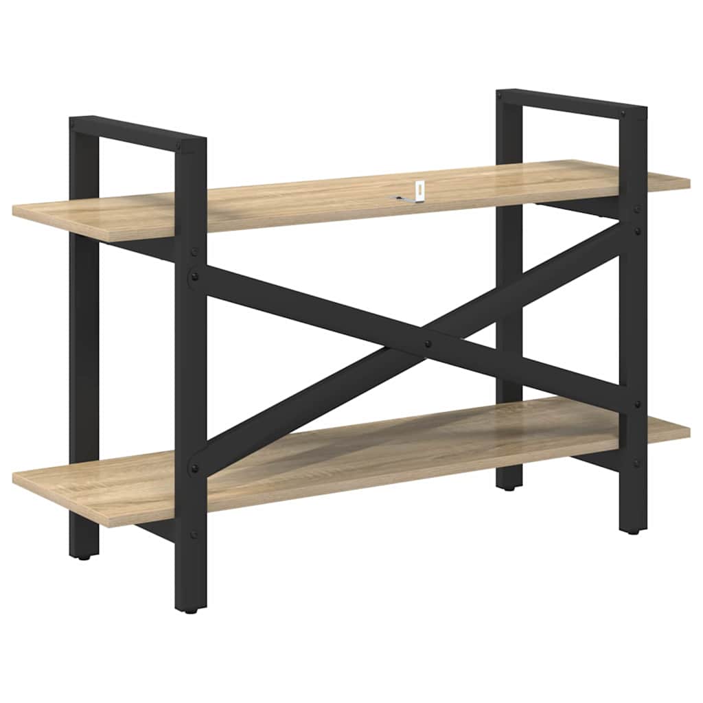 Bookshelf Sonoma Oak 100 x 33.5 x 64 cm Engineered Wood