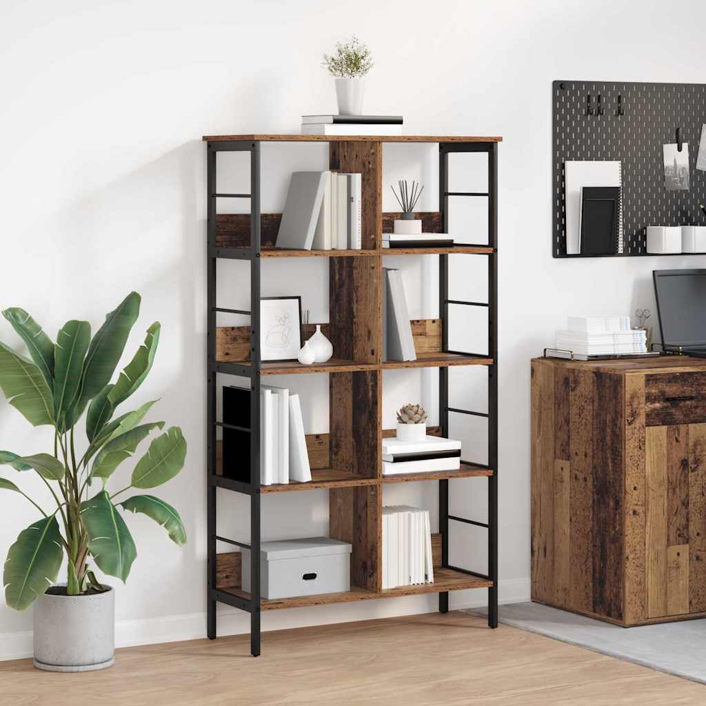 Bookshelf Old Wood 82 x 32 x 144.5 cm Engineered Wood